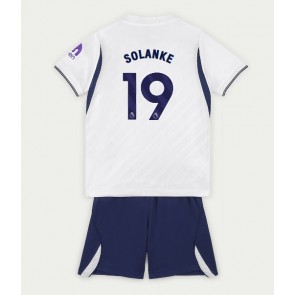 Tottenham Hotspur Dominic Solanke #19 Hemmaställ Barn 2026-27 Kortärmad (+ Korta byxor)